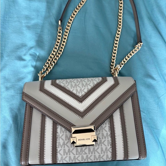 Michael Kors Handbags - Michael Kors Chevron Pattern Crossbody Bag